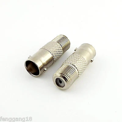 20x BNC Female Jack to F Female Jack For TV PAL Cable Straight Connector Adapter - Image 1 of 4
