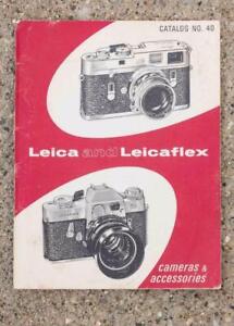 Catalogue d'objectifs d'appareil photo Leica vintage 1967 g25