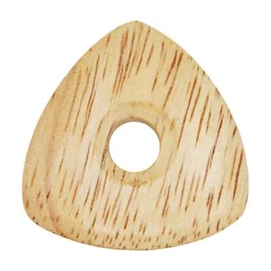 Púa para guitarra de madera de goma - 4,0 mm - 346 con orificio de agarre - Plectro exótico hecho a mano - Imagen 1 de 1