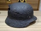 German M35 Helmet Dug Up Relic From The Eastern Front. Vgc *2