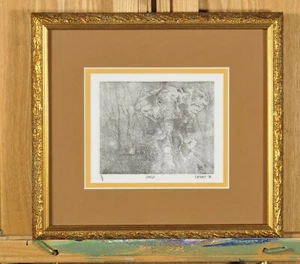 Limited Edition Etching on paper, “Charge”, Pam McGhee, 1995 - Picture 1 of 5