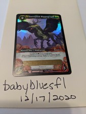WOW Corrupted Hippogryph TCG Loot Card UNSCRATCHED *Read below*