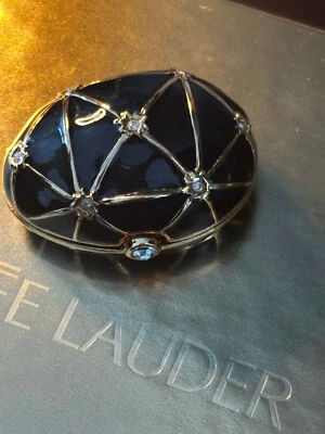 Estée Lauder Solid Parfum Egg in schwarz Sammlerstück Swarovski - selten NEU - Bild 1 von 4