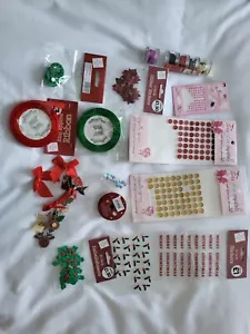 Selection of Christmas  Crafting Items, Card Making, Crafting, Christmas - Picture 1 of 5