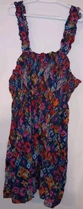 Terra & Sky Floral Smocked Sun Dress Womens Size 2X - Picture 1 of 7
