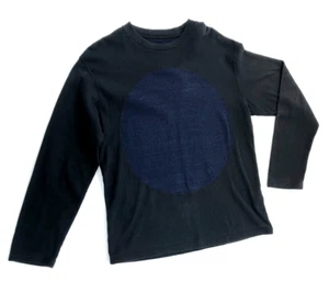 Blue Blue Japan Big Circle Sweatshirt - Pure Indigo Arigato 2 M Navy 100% Cotton - Picture 1 of 24