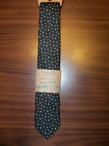 Wembley Washable Christmas Holiday Lights Necktie Neck Tie Boys NWT - Picture 1 of 2