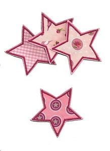 Stern  zum aufbügeln 1 Aufnäher #10 RS# Neu Applikation Sternchen Flicken Star - Bild 1 von 5