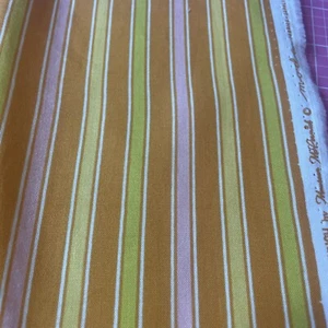 Blooming Bunch Moda Fabrics remnant 9x 36in cotton orange stripes - Picture 1 of 1