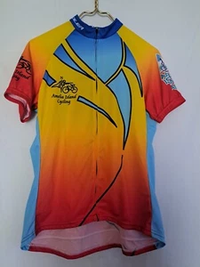 Voler cycling jersey Womens large Amelia Island Florida Full Zip Closure  - Picture 1 of 12