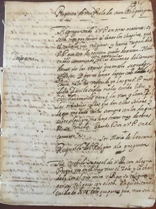 Manuscript, Chapines IN Los Conventos, Question IN One Prelada, Century - Picture 1 of 3