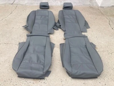 BMW E31 840CI 840I 850CI 850I UPHOLSTERY SEAT KIT SET LEATHER GREY BEAUTIFUL NEW - Image 1 of 4