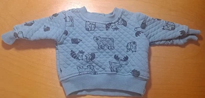 Koala Kids Baby выстеганная животное печати толстовка sz 3 mos новый без ЯРЛЫКОВ - Изображение 1 из 4