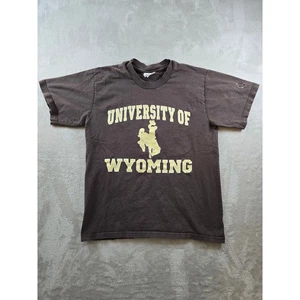 University of Wyoming Cowboys T-Shirt Damen M braun NCAA USA Made *lesen - Bild 1 von 9