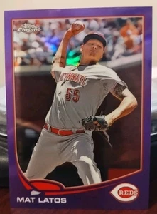 MAT LATOS 2013 Topps Chrome #137 - Retail Purple Refractor parallel - REDS - Bild 1 von 2