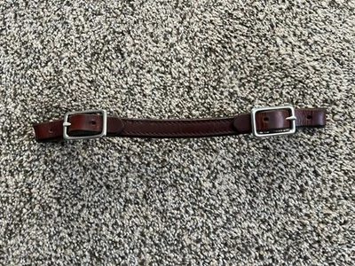 Cabezal con hebillas occidentales con correa de cuero marrón Foto 1 de 4