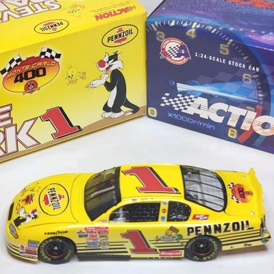 2001 Steve Park #1 Pennzoil Looney Tunes Монте-Карло 1:24 действие литой - новый - Изображение 1 из 4