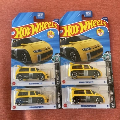 New 2025 Hot Wheels Renault Espace F1 Lot Of 4 - Image 1 of 2