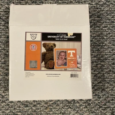 Marco U Of Tenn Vols Born to Be foto de cerámica 4” x 6” NCAA FOOTBALL Foto 1 de 4