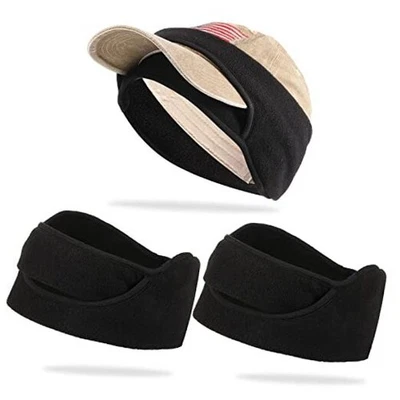  Calentador de orejas gorra de bola a prueba de viento gorra polar manguitos calentador sombrero orejeras 3 negro Foto 1 de 4