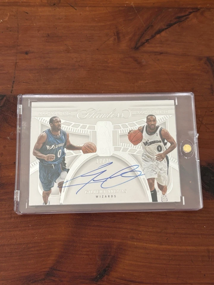 2023-24 Panini Flawless Gilbert Arenas All-NBA Ink /25 - Image 1 of 2