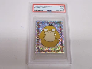 1999 Merlin Pokemon Album Sticker Prisma #S10 Psyduck PSA 9 MINT - Bild 1 von 2