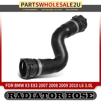 全新下散热器软管适用于宝马 X3 E83 2007 2008 2009 2010 L6 3.0L 17123424499 — 第 1/4 张图片