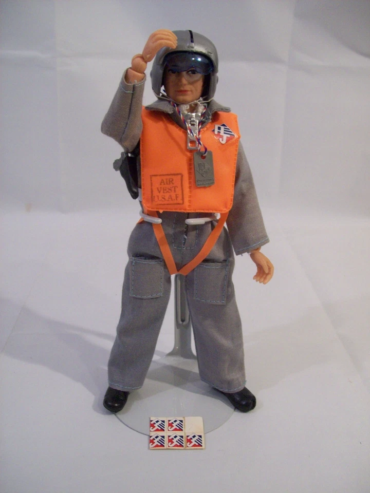 Vintage Mego Action Jackson U.S.A.F. Pilot 1971 complete near mint NR .99 bid! - Image 1 of 4