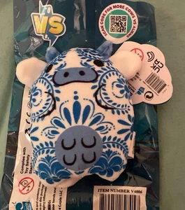 Cows vs Aliens Mystery Beans 4" Cow Plush Porcelain 056 - Picture 1 of 3