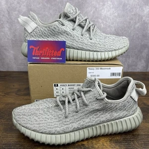 Adidas Yeezy Boost 350 Moonrock Size 8.5 AQ2660 Grey Men’s Sneakers OG Rare YZY - Foto 1 di 9