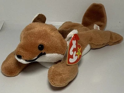 Vintage 1996 "Sly" Fox Beanie Baby Foto 1 de 4
