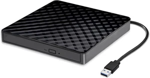 Externes USB 3.0 DVD/CD RW Slim Laufwerk Leser Player für Laptop PC Windows 10 Mac - Bild 1 von 5