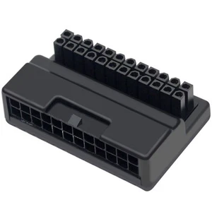 ATX 24 Pin auf 90 Grad Netzstecker Adapter Mainboard Motherboard Stromverso5254 - Afbeelding 1 van 7