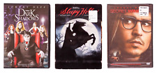 Dark Shadows, Sleepy Hollow, Secret Window DVD Lot, Johnny Depp, Christina Ricci