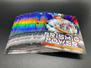2021 Topps Chrome PRISMIC POWER INSERT You Pick Complete Your Set - Picture 1 of 1