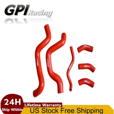 Manguera de silicona roja carbón para Suzuki SV650S/SV650 K5-K9 2005-2009 2006 2007 2008 Foto 1 de 4