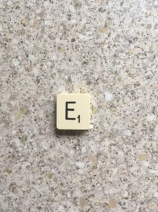 Spare SCRABBLE tile letter E Complete your game/arts & crafts - Picture 1 of 2