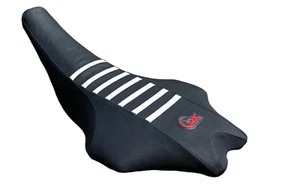 Funda de asiento Yamaha YFZ 450R 450 R 2009-2020 (negro/blanco) - Imagen 1 de 3
