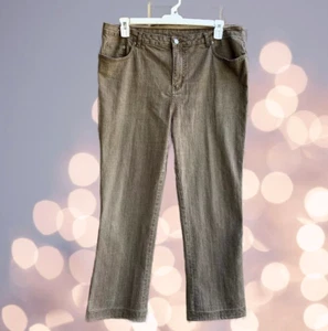 Jeans donna Venezia vita media gamba dritta marrone erica taglia 18 - Foto 1 di 8