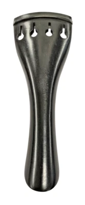 Domus Cordiera per Violino da 1/2 in Ebanite Nero Vintage Violin Tailpiece - Immagine 1 di 4