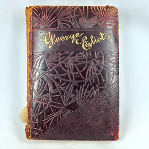 The Poems of George Eliot Complete Edition 1890's Antique Leather Bound - Picture 1 of 14