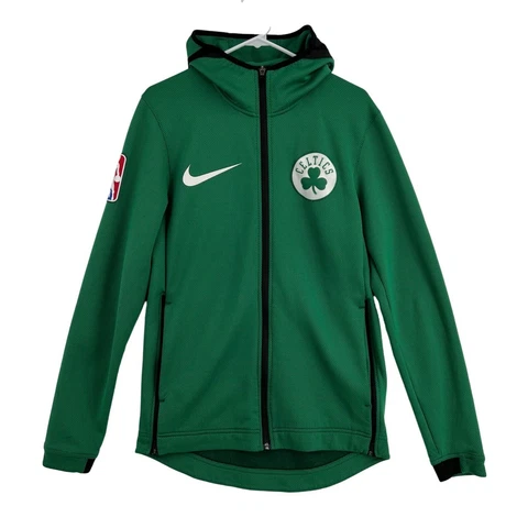 Nike Men's Boston Celtics Therma-Flex Showtime Hoodie Size Small Green Dri-Fit Cover