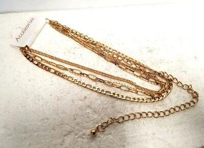 CINTURÓN CADENA ESCALONADA - DORADO - X-CZ7818-GD-TALLA ÚNICA Foto 1 de 3