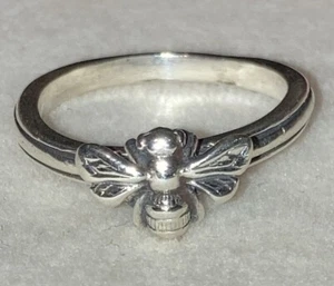 JAMES AVERY HONEY BEE 925 RING SIZE 7-71/4 band bees nature garden love Free Shp - Picture 1 of 8