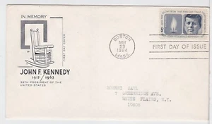 TurtlesTradingPost- John F Kennedy Memorial-  1964- #1246 House of Farnam FDC - Picture 1 of 1