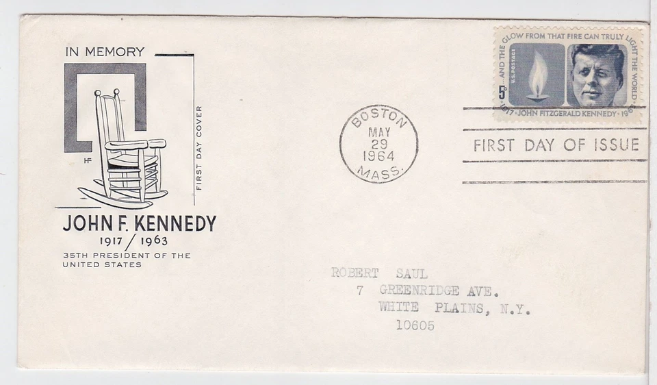 TurtlesTradingPost- John F Kennedy Memorial-  1964- #1246 House of Farnam FDC - Image 1 of 1