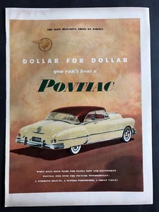 1950 Vintage Ad for Pontiac - Picture 1 of 1
