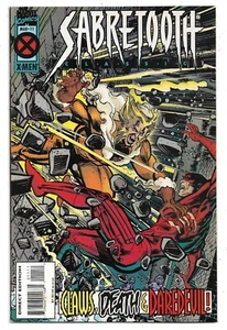 Sabretooth Classic #11 vs Daredevil FN (1995) Marvel Comics - Picture 1 of 1