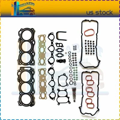 Head Gasket Set Fits Nissan Pathfinder 4.0L V6 DOHC Eng VQ40DE 24v 2005-2009 - Imagem 1 de 4