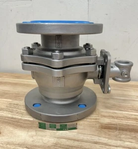 FNW 600C Stainless Steel Ball Valve 3in 3" Flanged CF8M 3 Inch 150 PSI Full Port - Picture 1 of 5